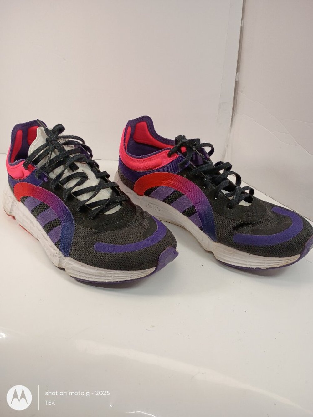 Adidas Sonkei Purple Sneaker Light Strike Running Shoes Men's Size 10.5